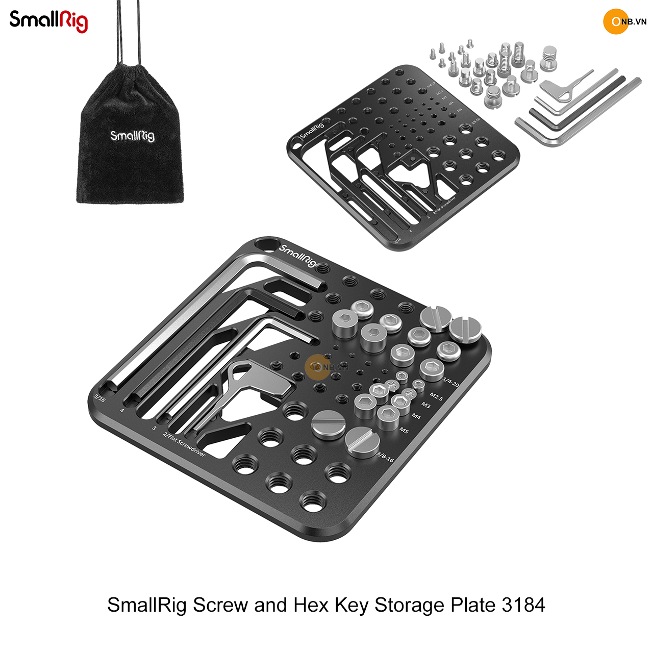 SmallRig Screw and Hex Key Storage Plate 3184