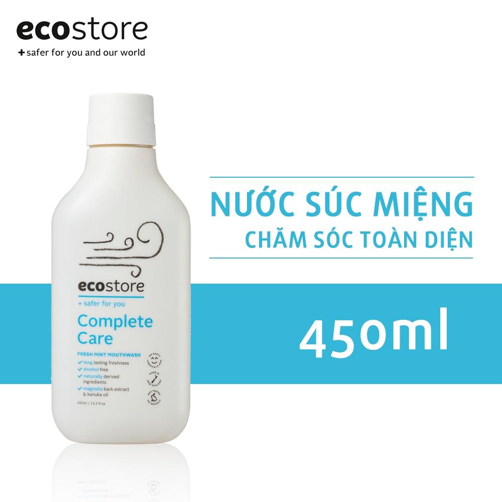 Ecostore Nước súc miệng chăm sóc toàn diện gốc thực vật 450ml (Mouthwash Complete Care)