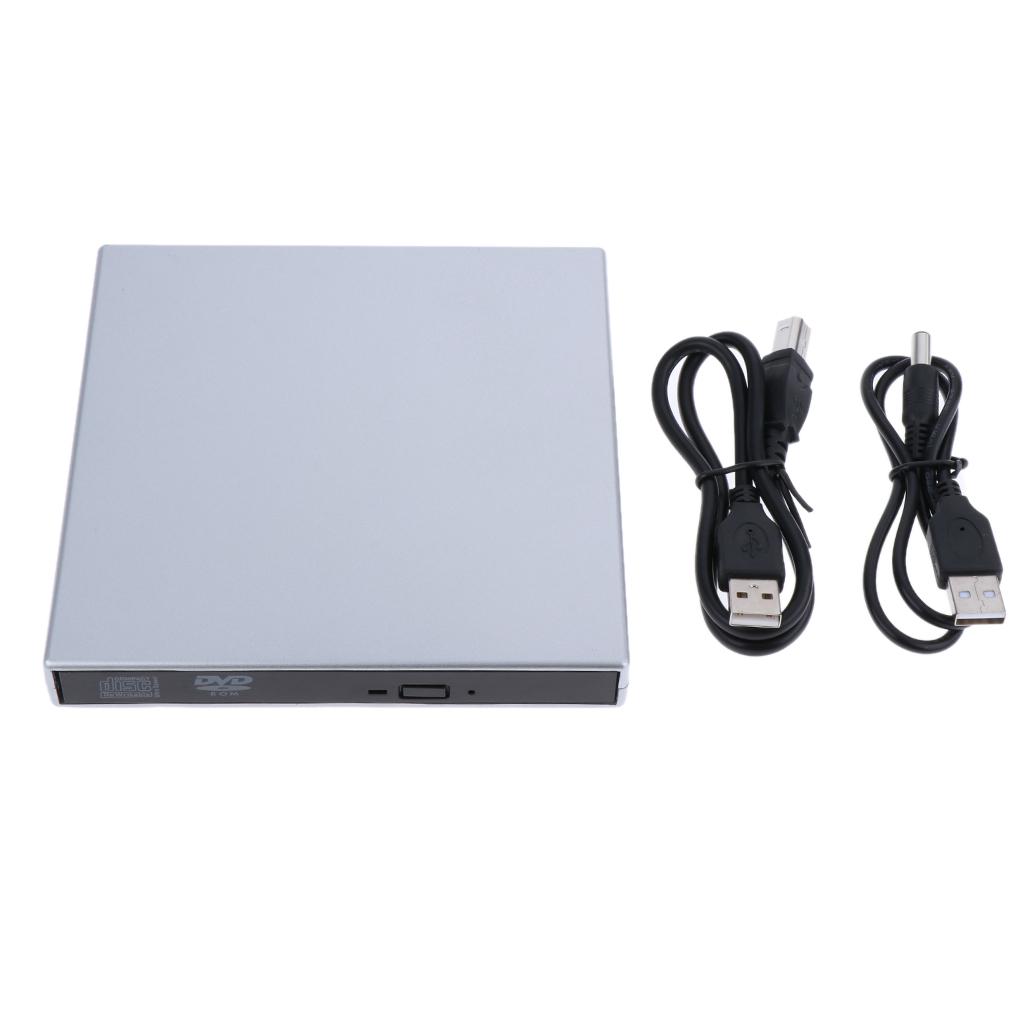 Đầu đọc ổ đĩa Quang USB 2.0 DVD CD Ngoài Cho Máy Tính Xách Tay