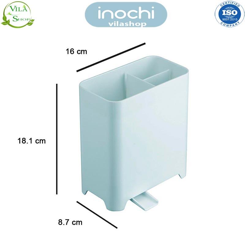 Hộp Đũa, Hộp Đựng Đũa Yoko Inochi Loại Đứng, Nhựa AS Nguyên Sinh, Hạt Màu, Phụ Gia Kháng Khuẩn