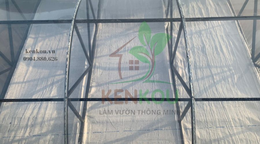 Lưới che nắng khổ 2m x dài 50m mầu trắng Hàng Chính Hãng Nhật Bản giảm nóng nhà kính trồng rau, trồng hoa nông nghiệp công nghệ cao