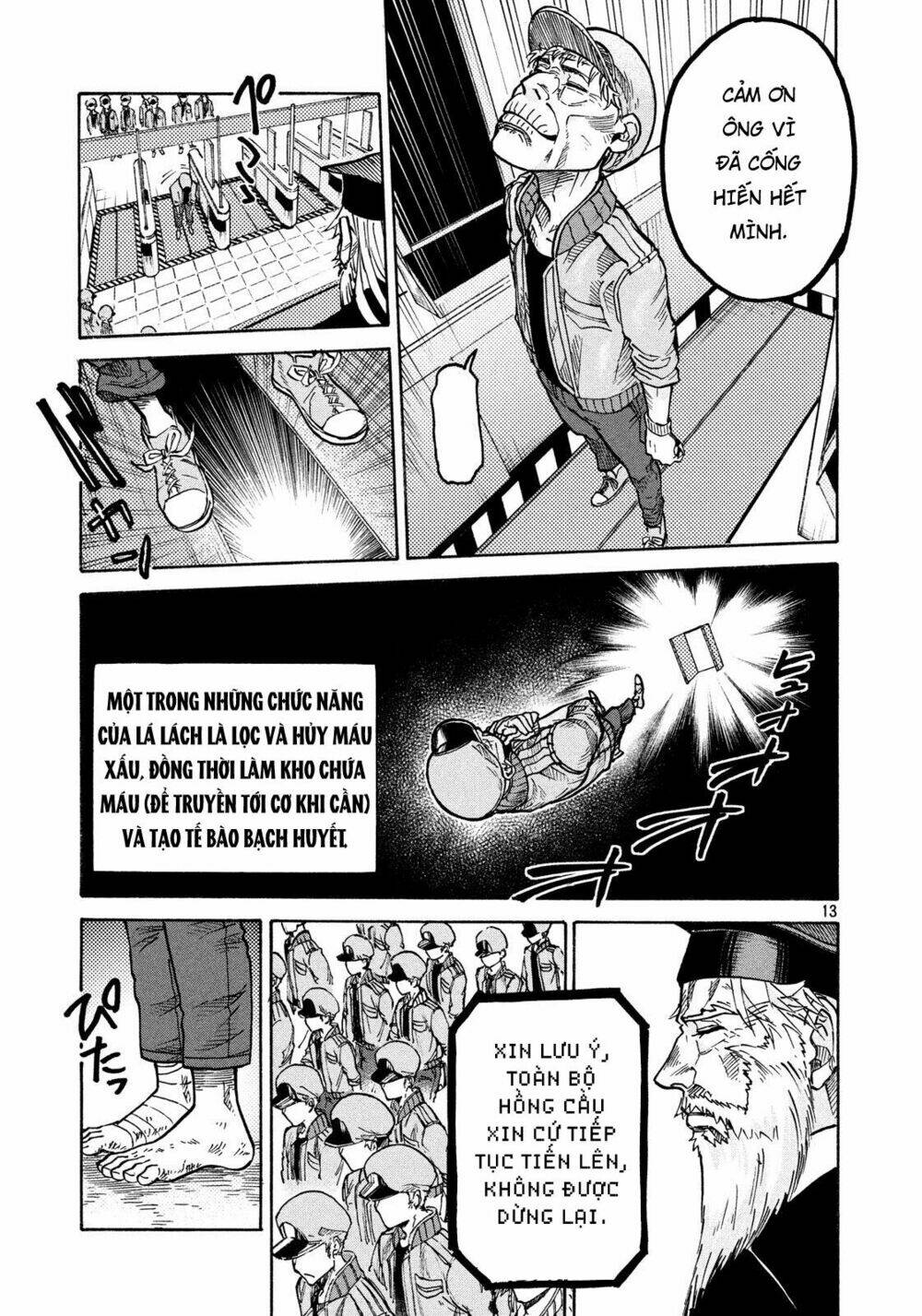 biệt đội tế bào black - hataraku saibou black chapter 8 13