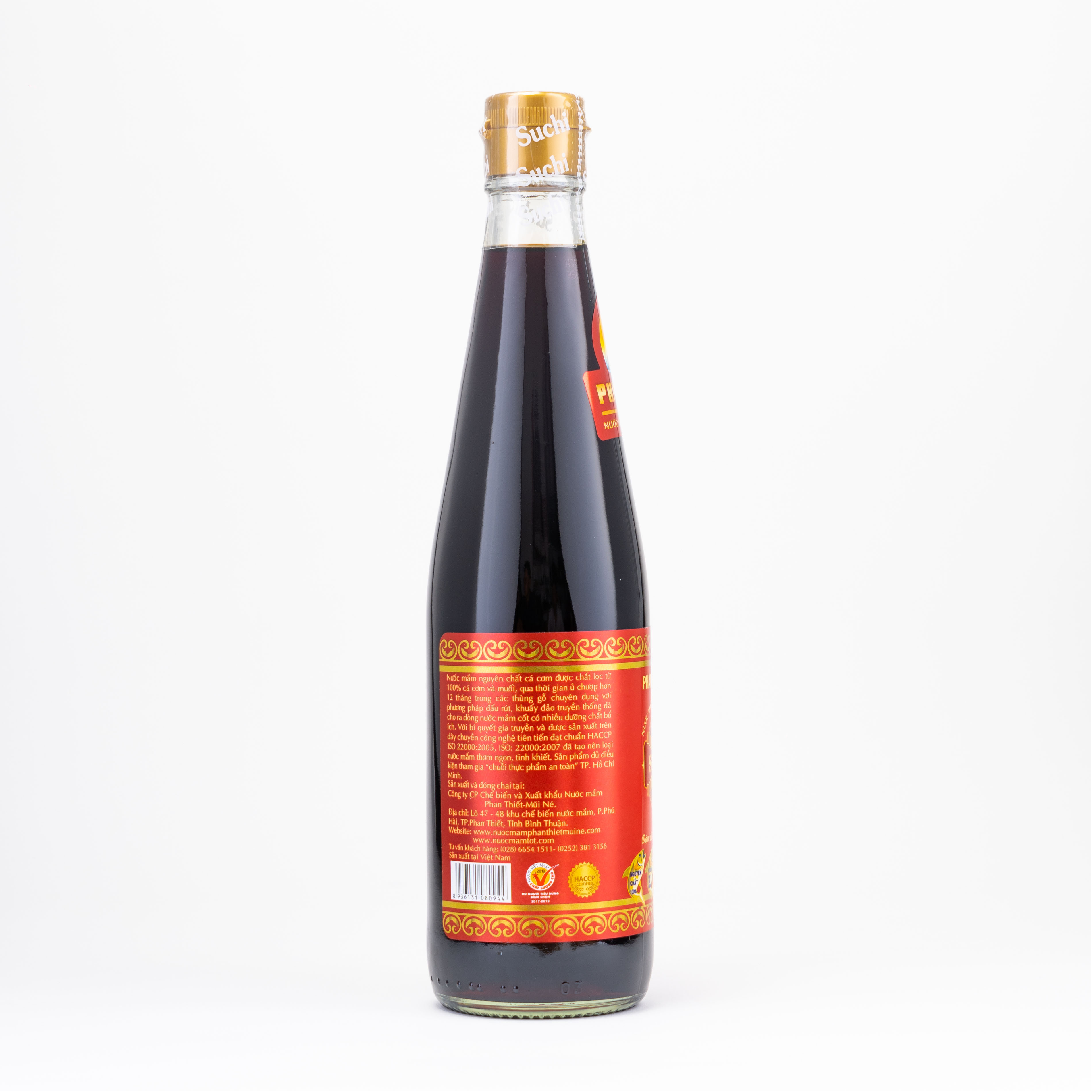 Nước Mắm Cá Cơm Truyền Thống có US FDA Xuất Khẩu Suchi 40N 520ml