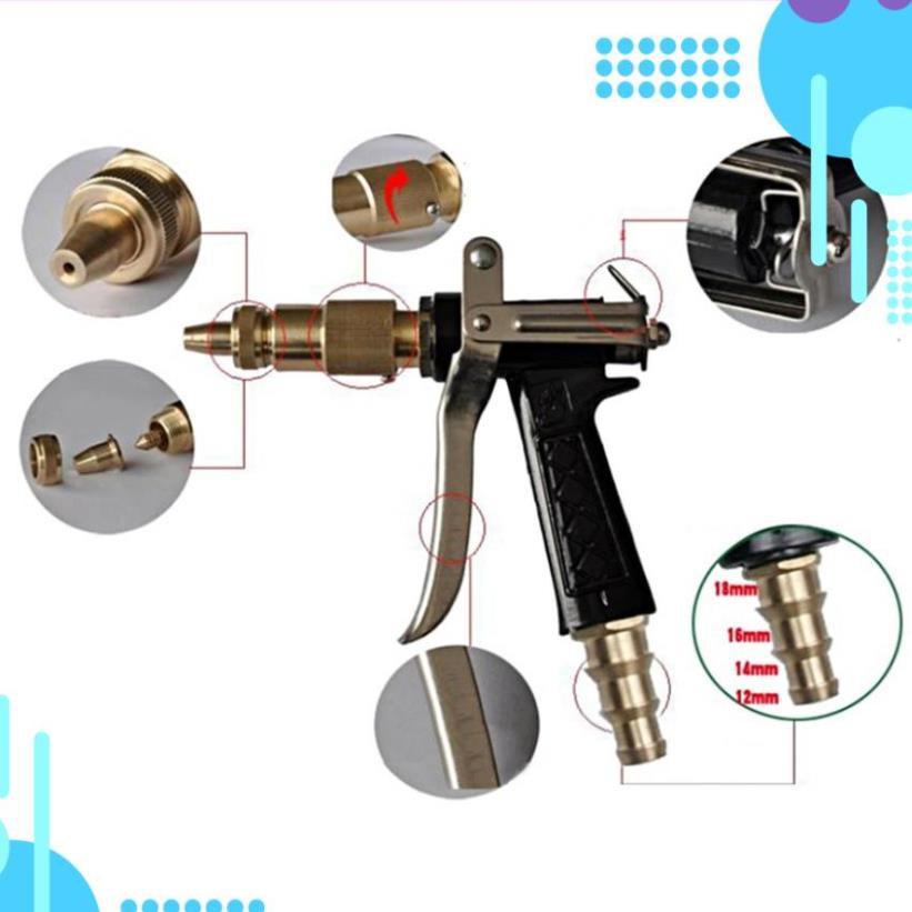 Bộ dây vòi xịt ️bơm nước phun sương️ , tăng áp 3 lần, loại 3m, 5m 206236Eđầu đồng, cút+ túi đựng bút