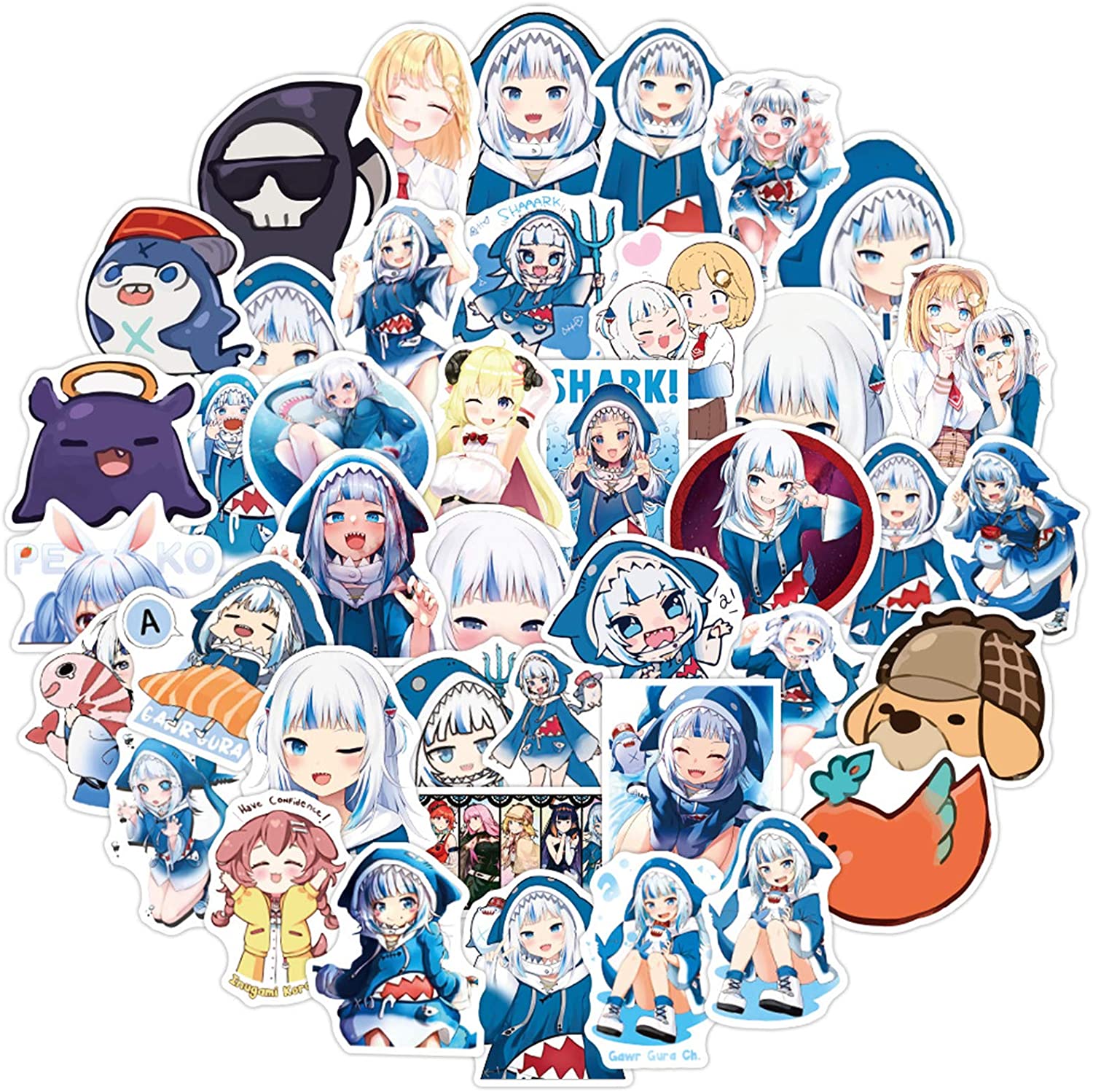 Set 60 Sticker Gawr Gura - Hololive