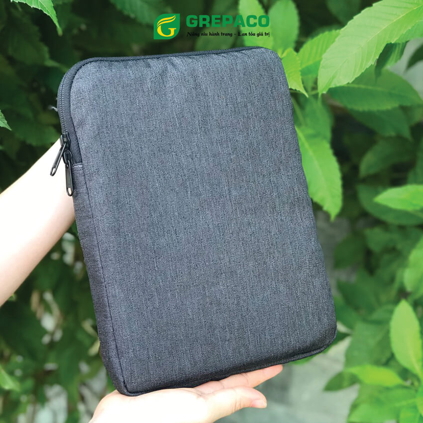 Hình ảnh Túi Đựng Ipad Máy Tính Bảng Grepaco Chống Sốc Cao Cấp Vải Bố Canvas Nam Nữ Unisex Mẫu Mới Đẹp Thời Trang – Hàng Chính Hãng