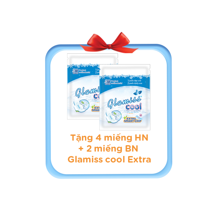 [QUÀ TẶNG KHÔNG BÁN] Tặng 2 gift 6 miếng (4 miếng hàng ngày và 2 miếng ban ngày) Glamiss Cool Extra