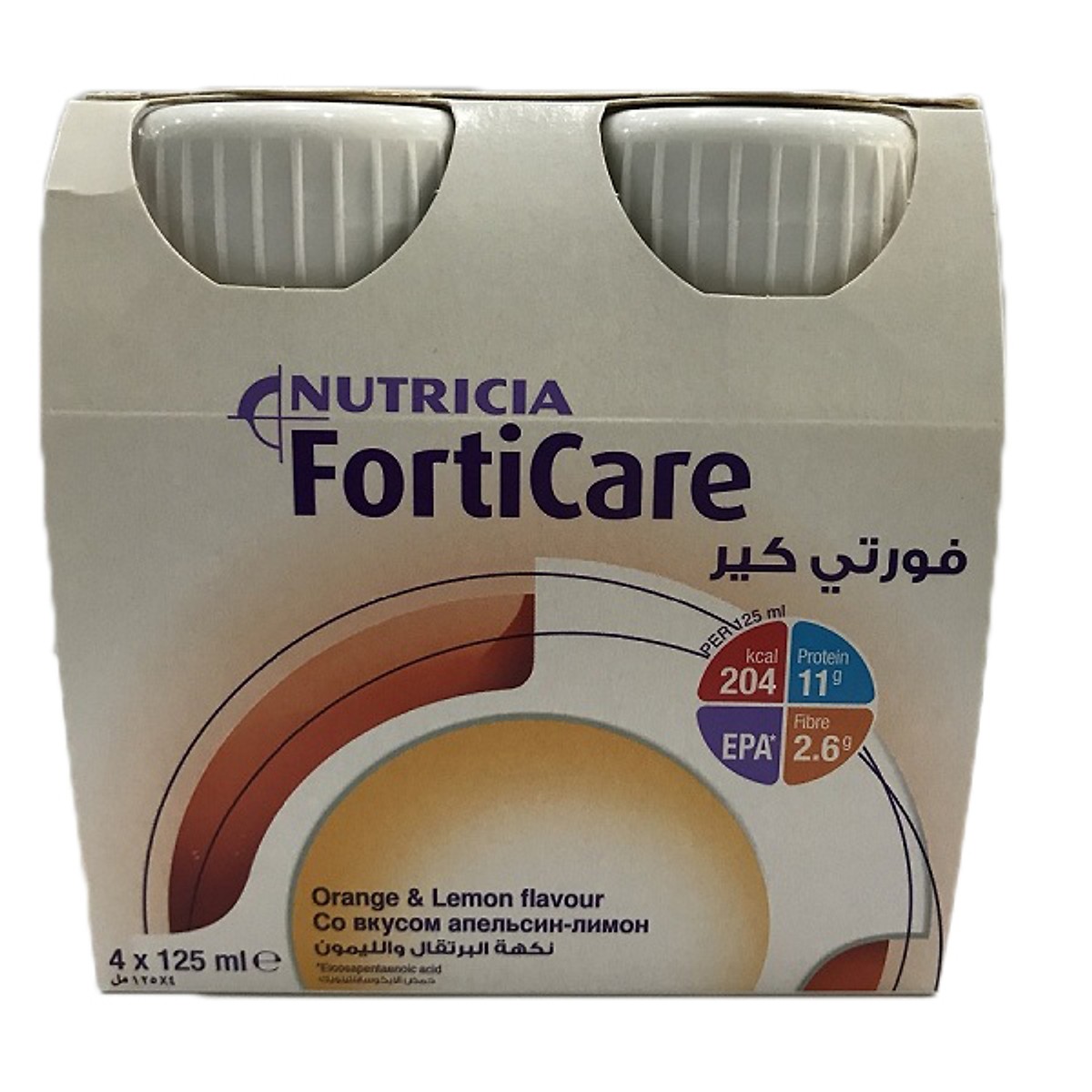 Combo 2 Lốc Sữa Forticare vị cam chanh