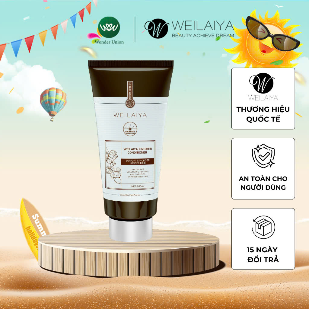 Dầu xả tinh chất gừng thảo mộc Weilaiya Luxury Line