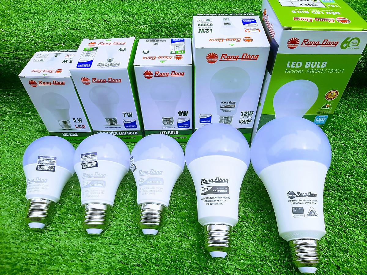 Bóng Đèn Led Buld Tròn Rạng Đông Công Suất 15W Ánh Sáng 3000K - 6500K
