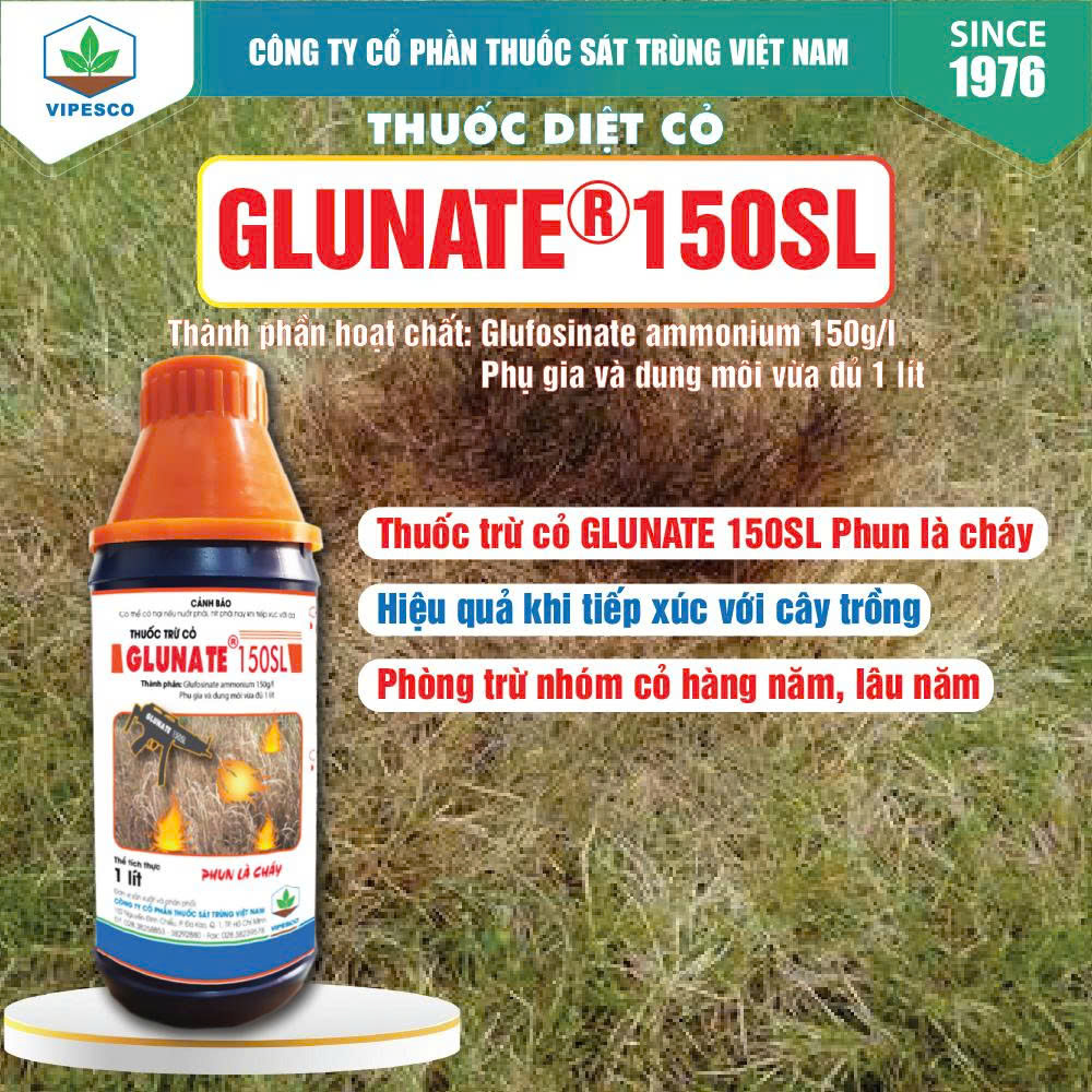 GLUNATE 150SL-1000CC PE - THUỐC TRỪ CỎ