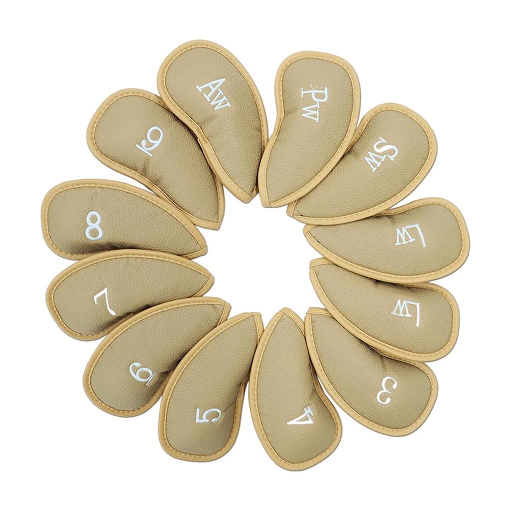 12x Golf Iron Head Covers Headcovers