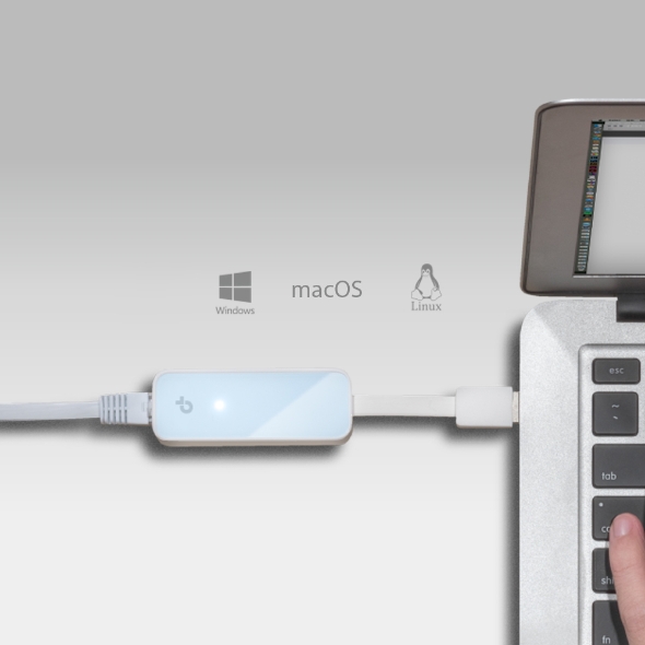 Bộ Chuyển Đổi Mạng USB TP-Link 2.0 100MBPS UE200 - Hàng Chính Hãng