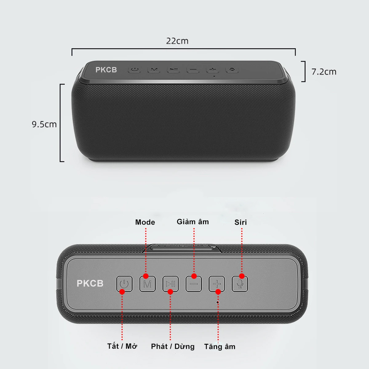 Loa Bluetooth chuẩn Bass 60W công nghệ mới - Hàng Chính Hãng