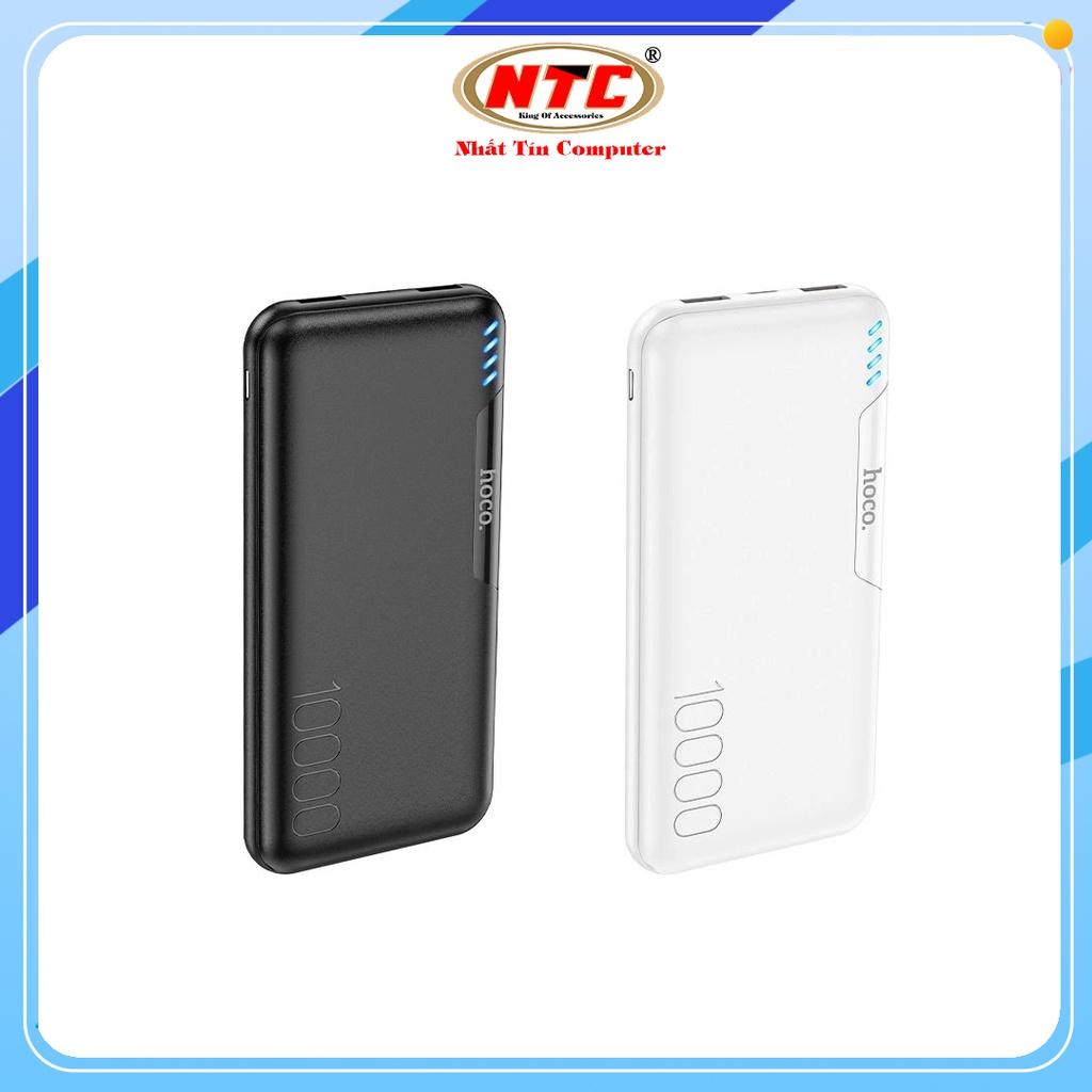 Pin sạc dự phòng dành cho Hoco J82 siêu mỏng 10000mAh max 2A tích hợp 2 Input typeC và microUSB (2 màu tuỳ chọn) - Hàng Chính Hãng