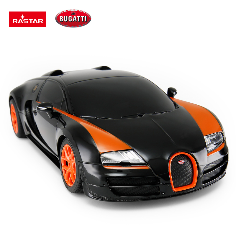 Đồ Chơi RASTAR Xe Điều Khiển Tỷ Lệ 1:18 Bugatti Màu Đen R53900N/BLA