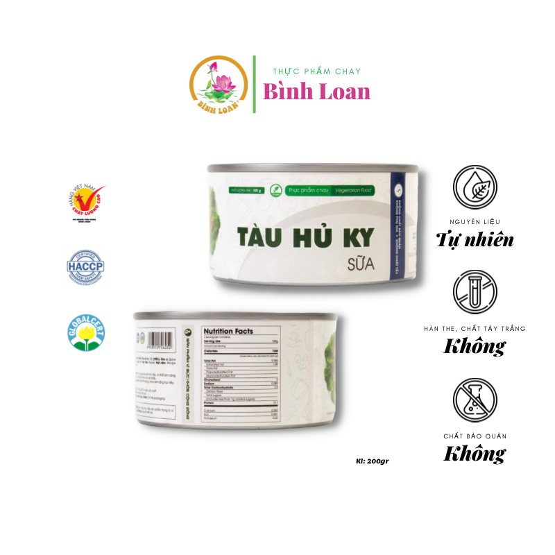 HỘP TÀU HỦ KY SỮA BÌNH LOAN 200G