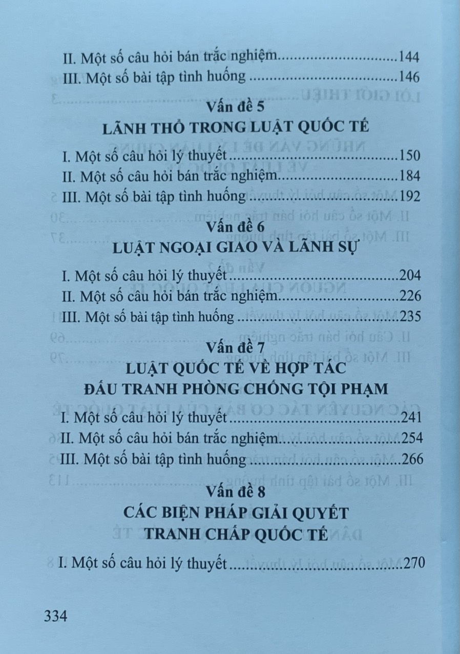 Hướng dẫn môn học công pháp quốc tế (tái bản năm 2023)