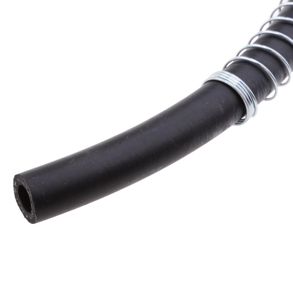 Universal 100cm Stainless Steel Rubber Brake Oil Hose Line for Motorcycle