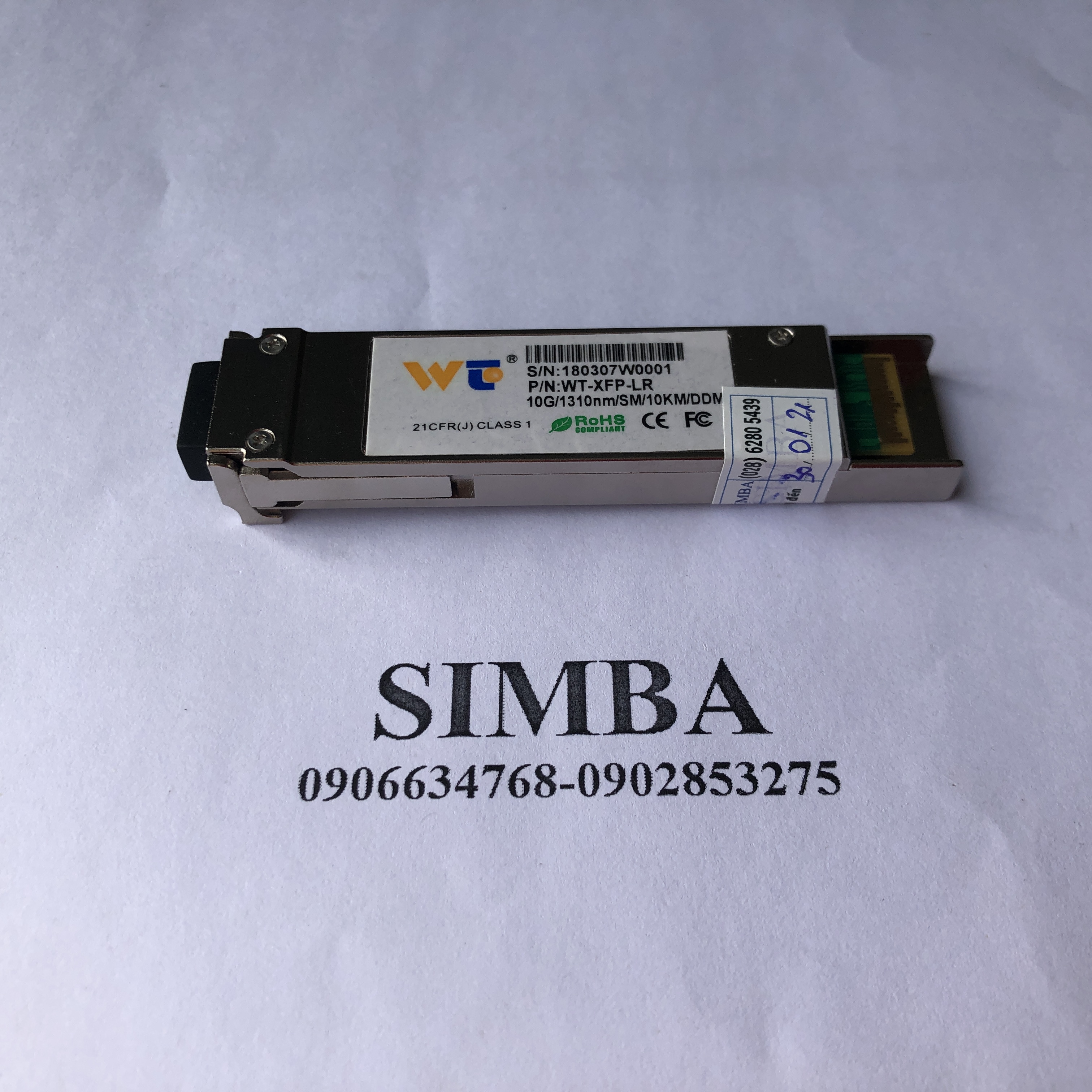 Module quang XFP 10G LR 1310nm 10KM, WT-XFP-LR, Wintop