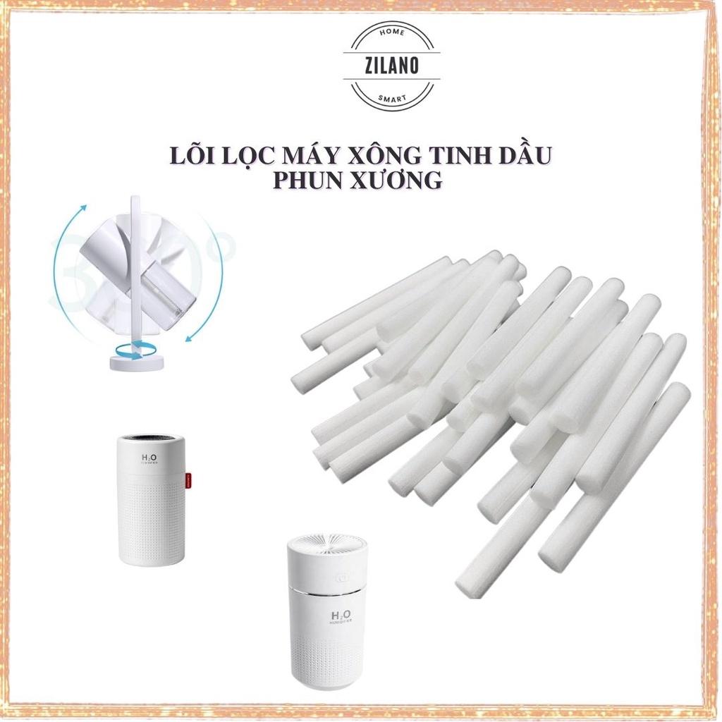 SET 5 bông lõi lọc cotton thay thế cho máy xông tinh dầu - máy phun sương tạo ẩm ZILANO