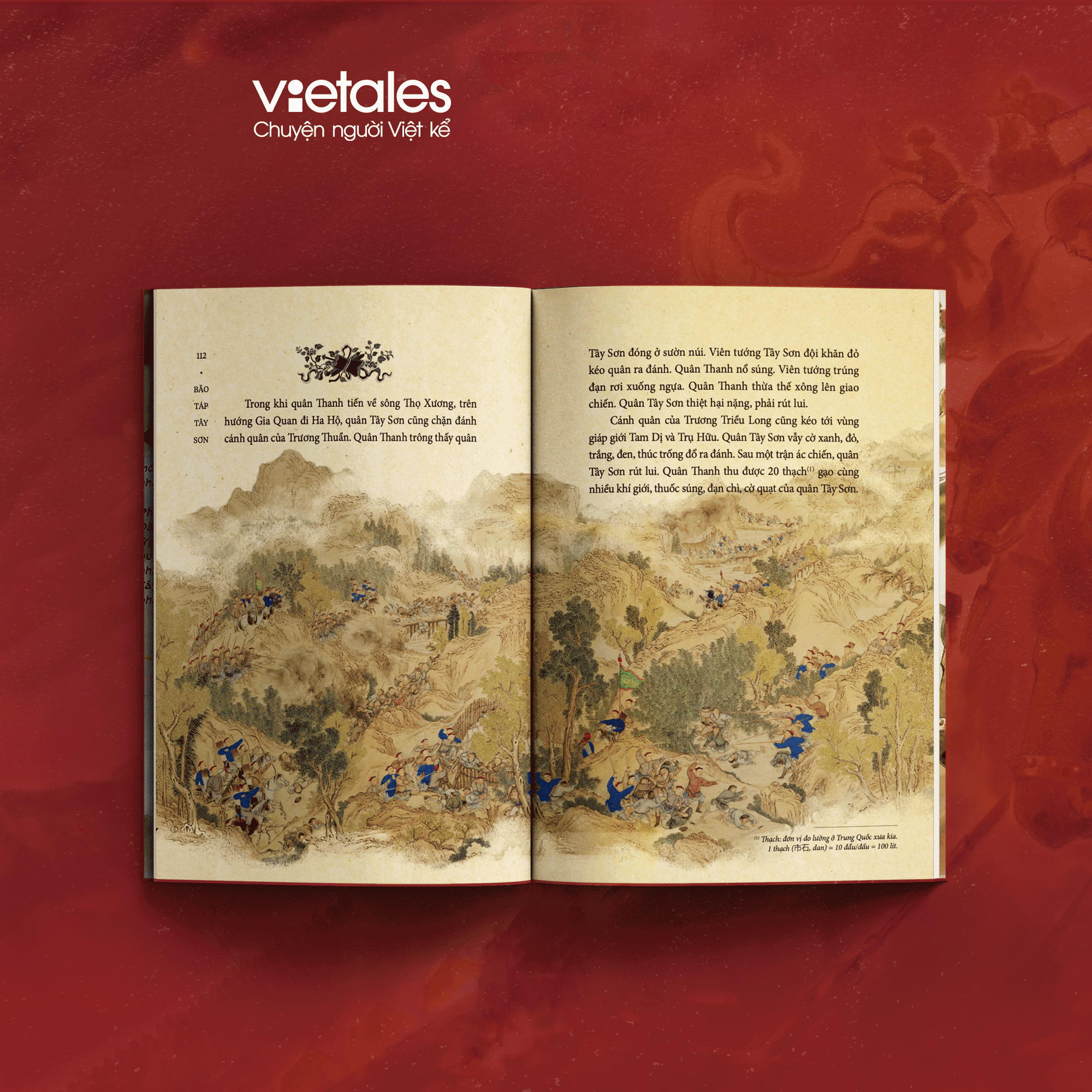 (Postcard chân dung Quang Trung, in màu toàn bộ) BÃO TÁP TÂY SƠN – Trần Hoàng Vũ – Vietales