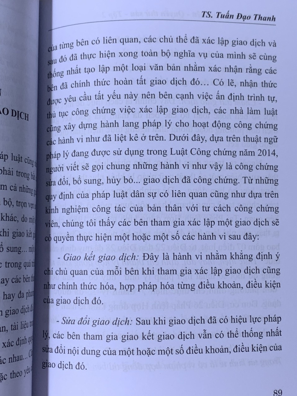 Sổ tay công chứng viên những vấn đề cần lưu ý khi công chứng một số loại giao dịch khác