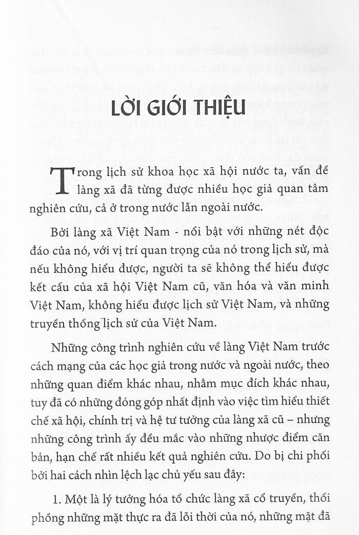 Nông Thôn Việt Nam Trong Lịch Sử - Tập I