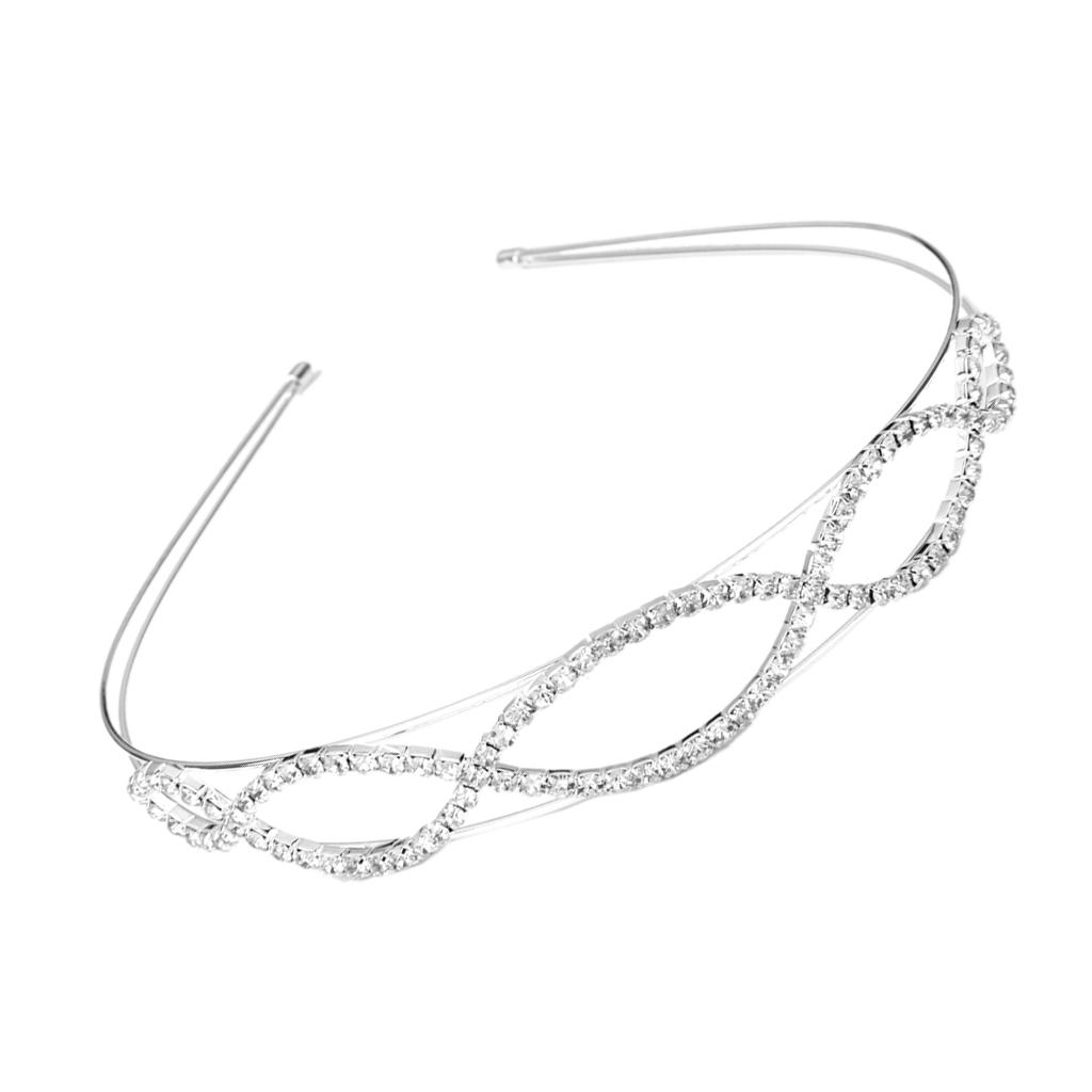 Wedding Bridal Bridesmaid Crystal Rhinestone Headband Tiara