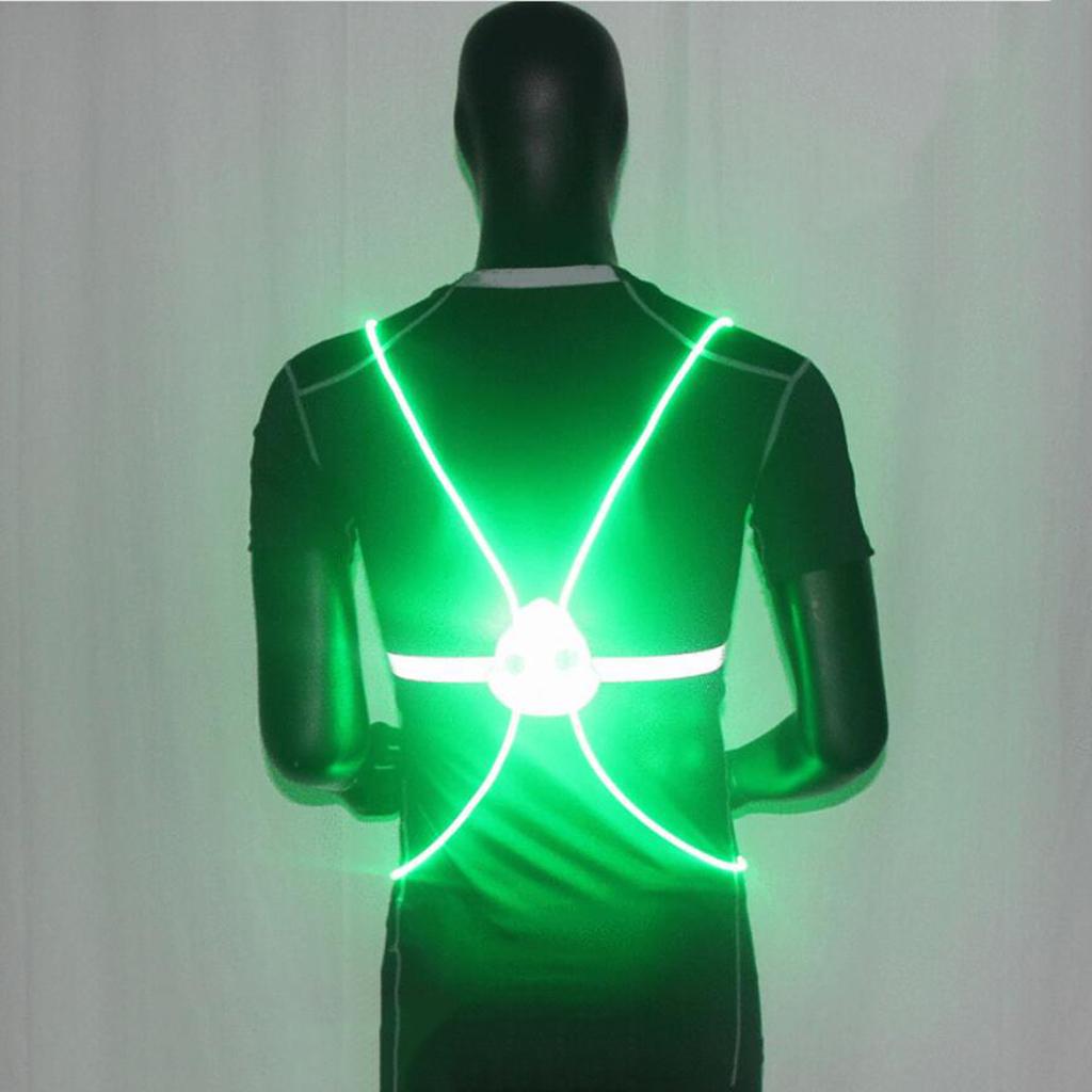 Reflective Vest Adjustable Safety High Visibility Belt for Running Jogging Walking Cycling