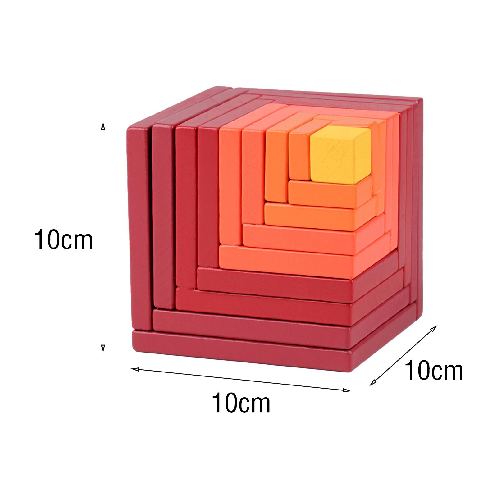 3D Puzzle Building Blocks Educational Tiles Toy Stress Relief Intelligence Developing Brain Teaser Travel Games Toy for Kids Adult Age 4-6 Years