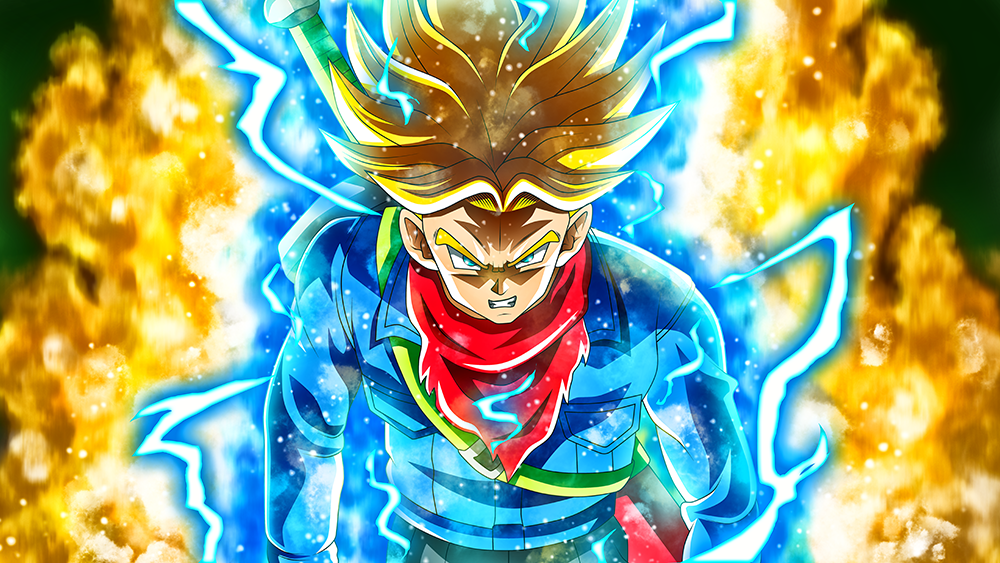 Poster A3 dán tường Anime, decal 30x42 trang trí có keo Dragon Ball Super Wallpapers 10