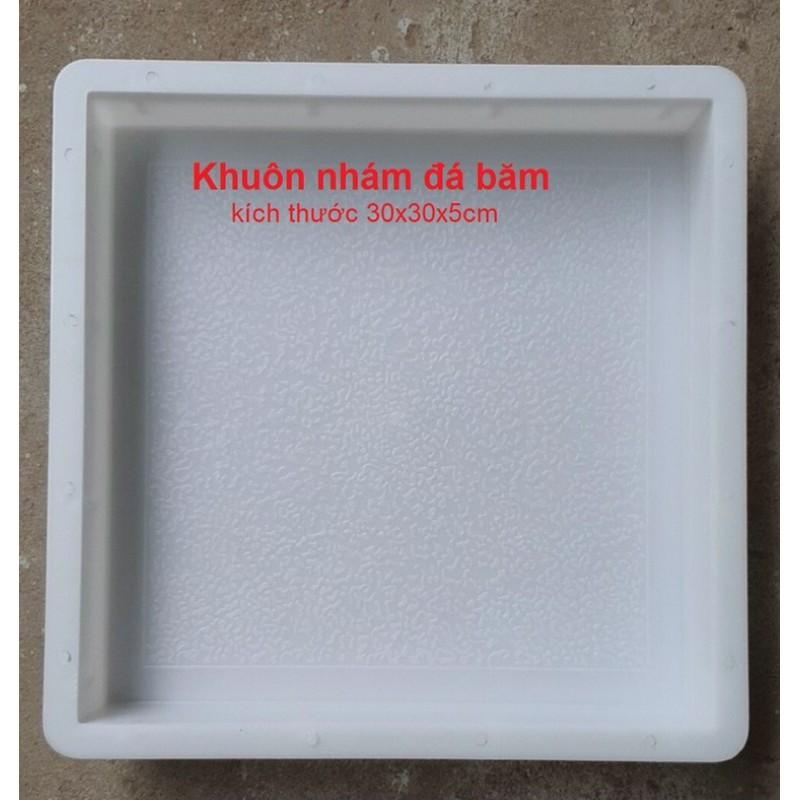 khuôn nhám đá băm mẫu khuôn đổ xi măng mới Kích thước 30/30/5cm