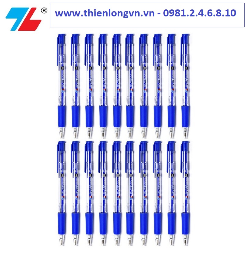 Hộp 20 cây bút bi Thiên Long - TL025 màu xanh