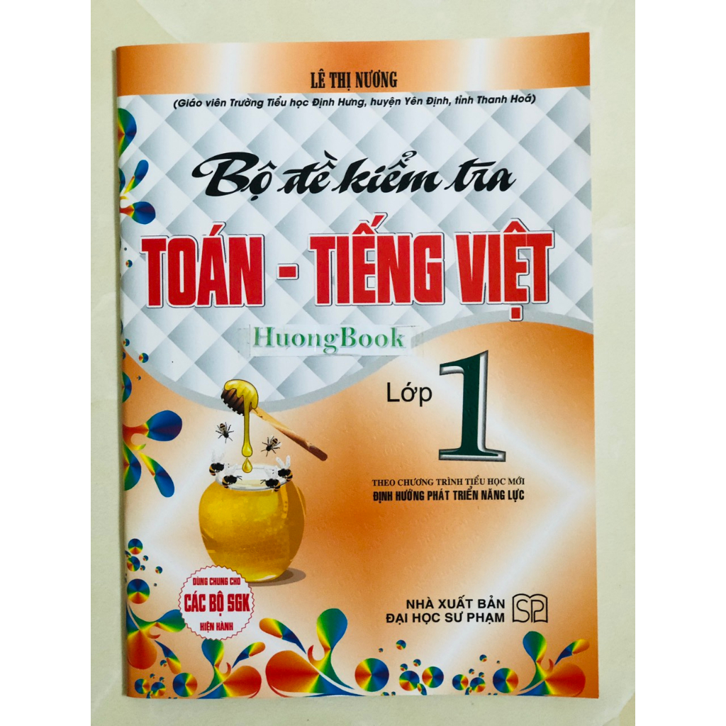 Hình ảnh Sách - Bộ Đề Kiểm Tra Toán - Tiếng Việt Lớp 1 (Theo Chương Trình Tiểu Học Mới Định Hướng Phát Triển Năng lực )