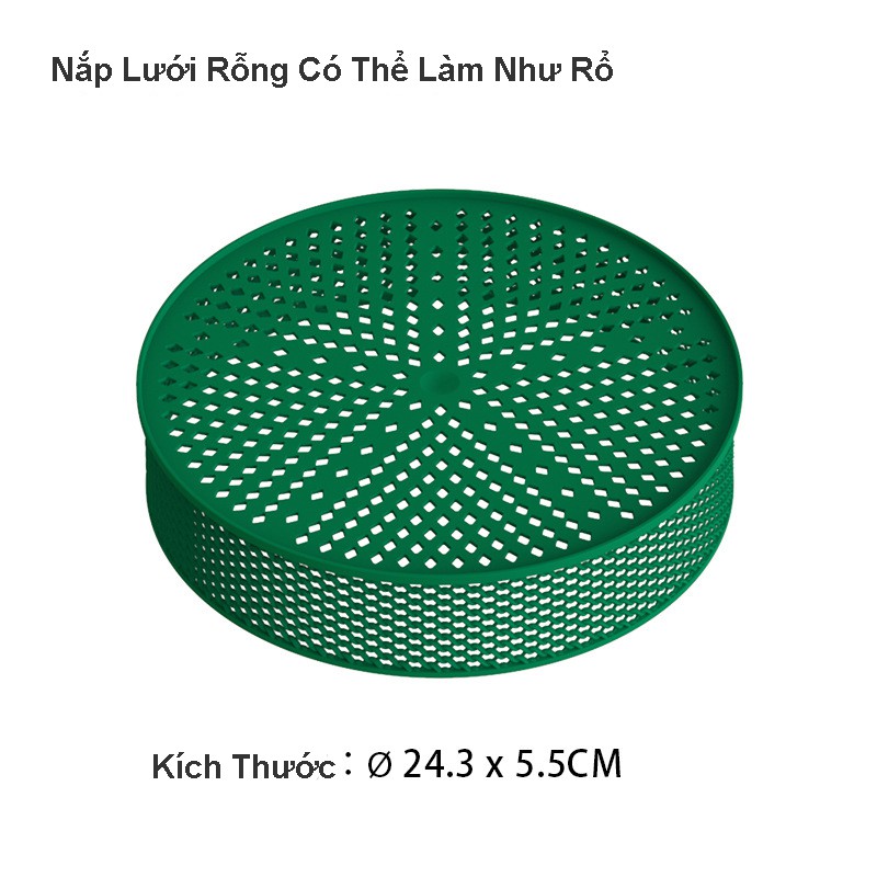 Lồng Bàn Đậy Thức Ăn Thông Minh Nhiều Tầng - Nắp Đậy Thức Bằng Lưới Thông Thoáng Không Gỉ Siêu Bền - Hàng Loại 1 - Chính Hãng MINIIN