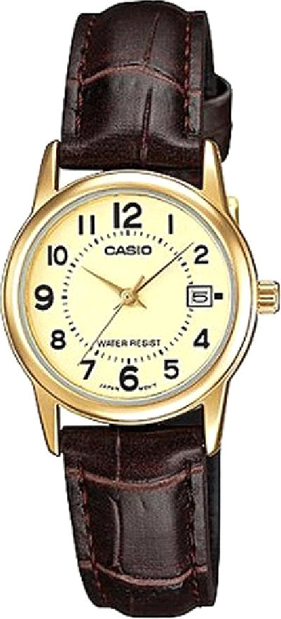 Đồng hồ nữ dây da Casio LTP-V002GL-9BUDF