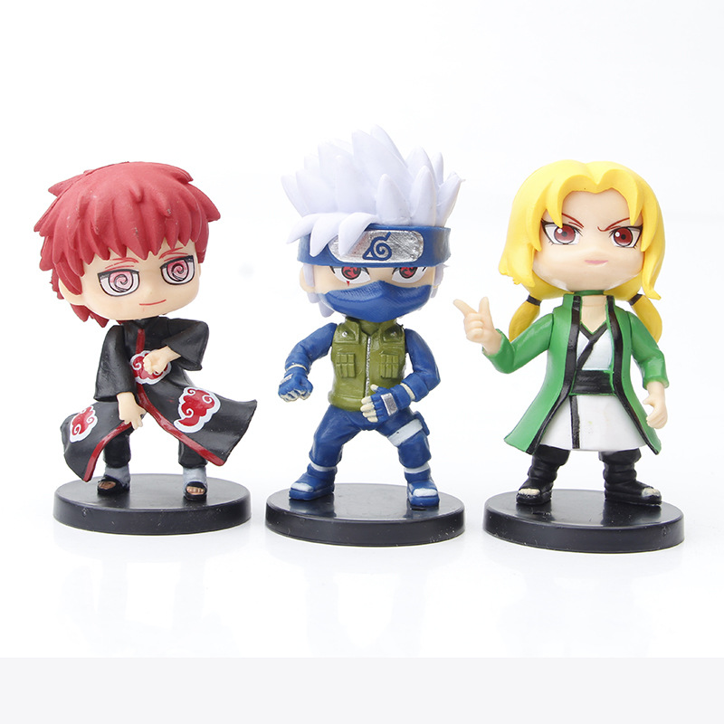 Set 12 Mô Hình Nhân Vật Trong Naruto Mẫu 02 - Cao 8cm