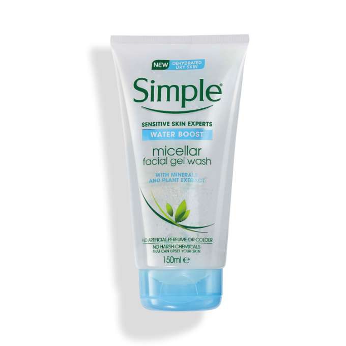 Sữa rửa mặt Simple Facial Gel Wash xanh biển 150ml