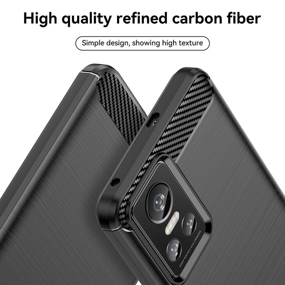 Ốp lưng dành choRealme GT Neo 3/Neo 3 150W ốp silicone mềm Carbone phay xước chống sốc chống vân tay