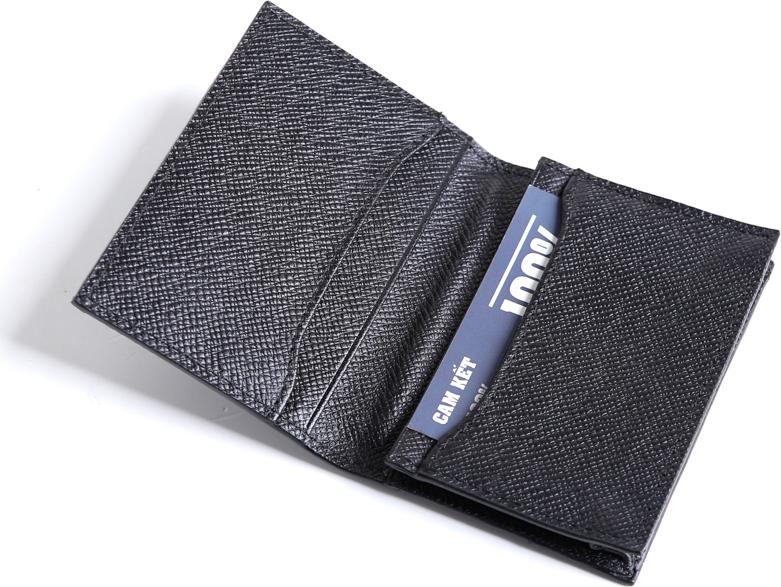 Ví Unisex nhỏ gọn DA BÒ NC010CR để Name Card Danh Thiếp Thẻ, CMND