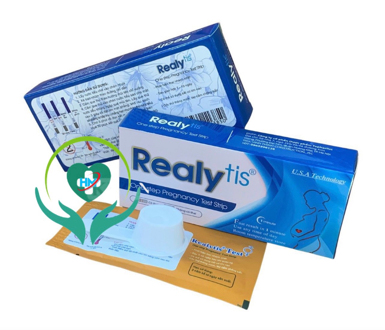 Que Thử Thai Realytis Chính hãng USA technology - Hộp 1 Que