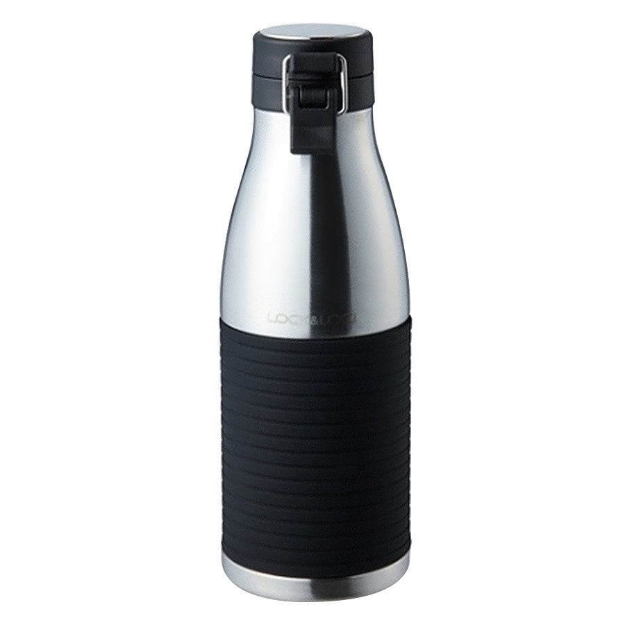 Bình giữ nhiệt 430ml Lock&amp;Lock Cylinder Bottle LHC4145SLV, Hàng chính hãng, mạ đồng đặc biệt, thép không gỉ 304 - JoyMall