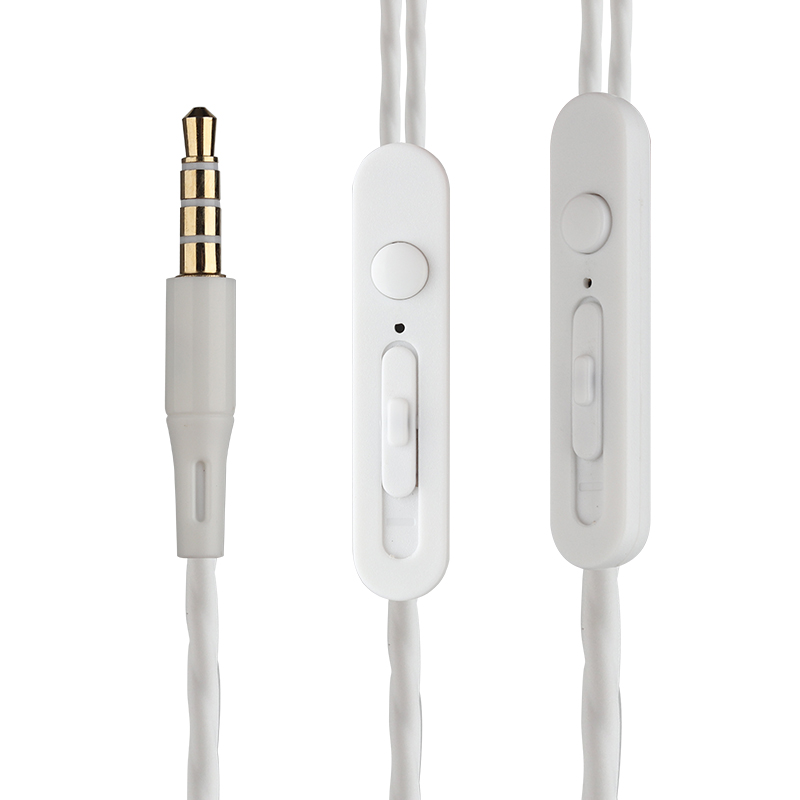 Tai nghe nhét tai có dây VivuMax J12 - Jack cắm 3.5mm, có Mic/Microphone - Cho iOS/Apple (iPhone/iPad), Android (Samsung, Vsmart, Sony, Xiaomi, Huawei, Oppo) Màu Trắng/Đen - Hàng Chính Hãng