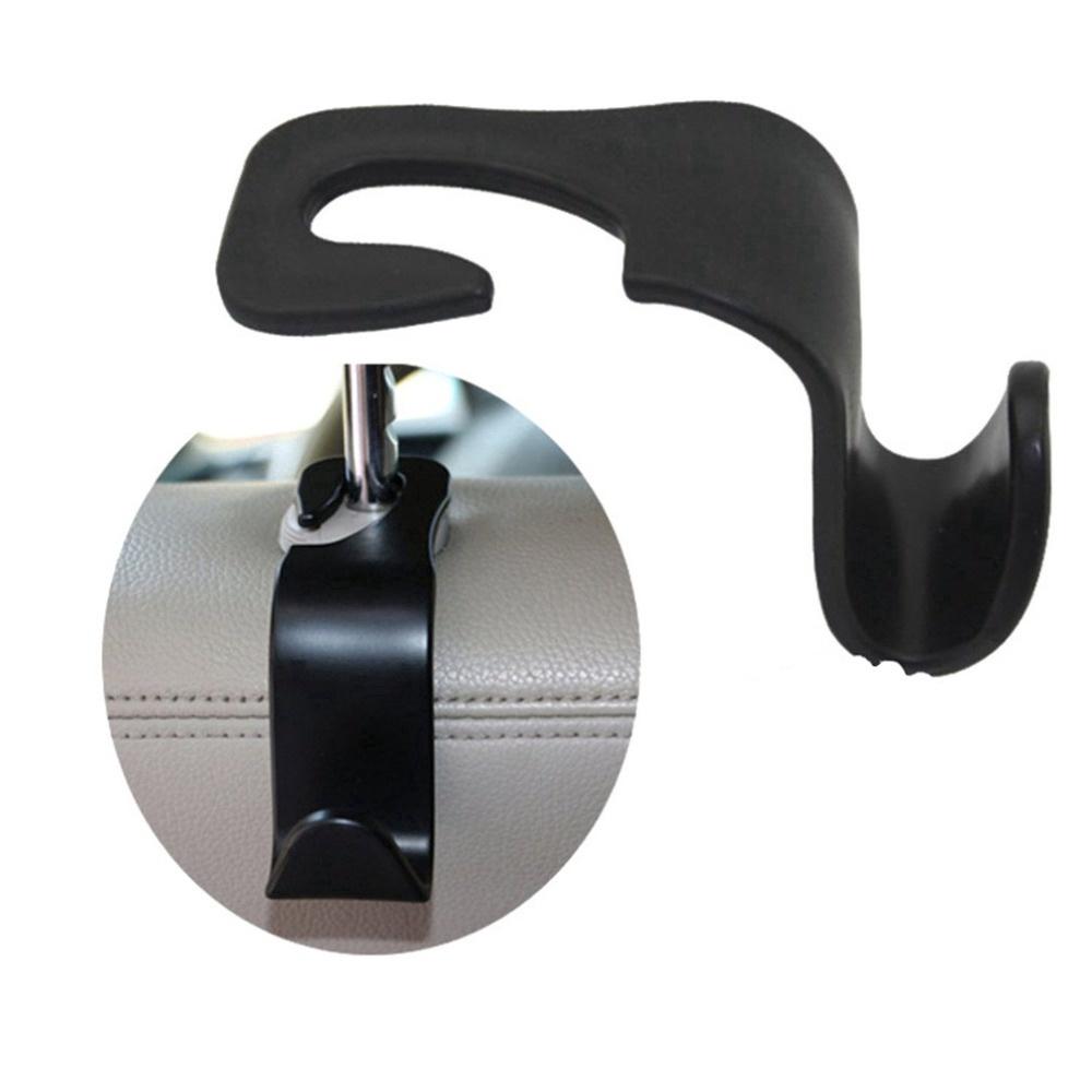 Set 2 Móc Đen Treo Đồ Gắn Ghế Xe Hơi Tiện Lợi