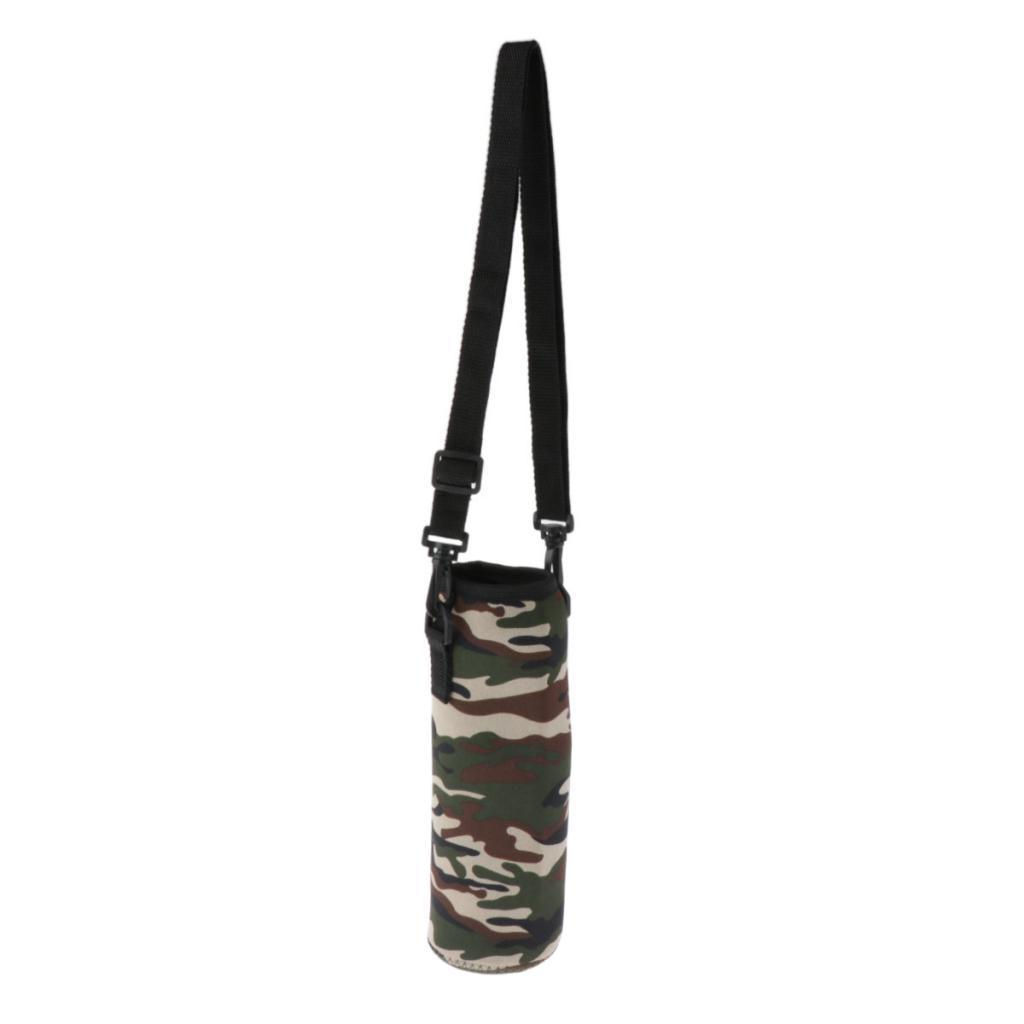 1.5L Water Bottle Holder Carrier Pouch Sleeve Bag Camping Hiking Black