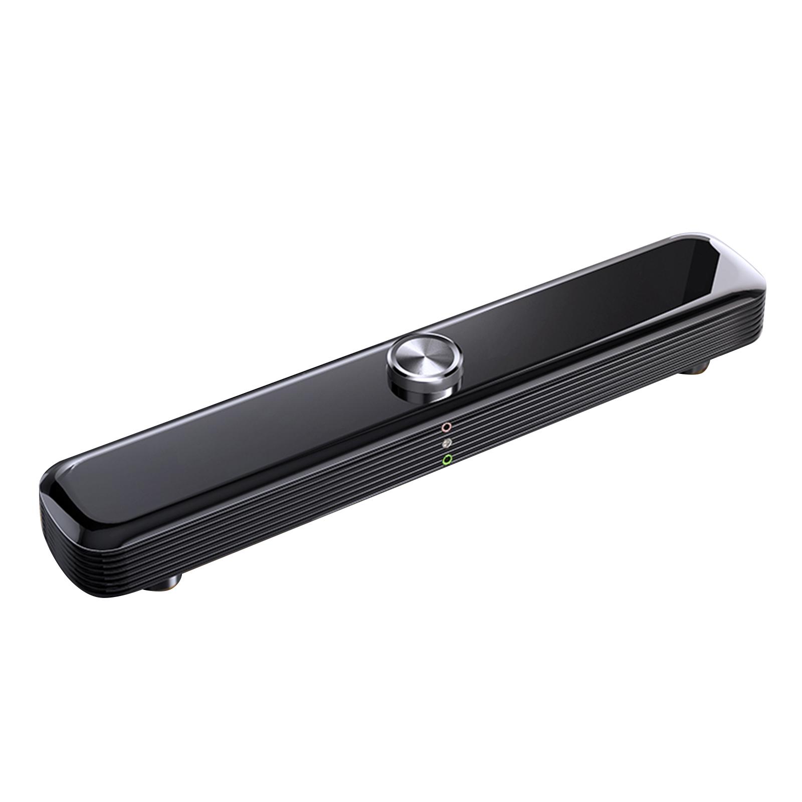 Loa máy tính SADA V101 3,5mm có dây,Âm thanh trầm phong phú,Loa Soundbar hỗ trợ USB cho PC TV