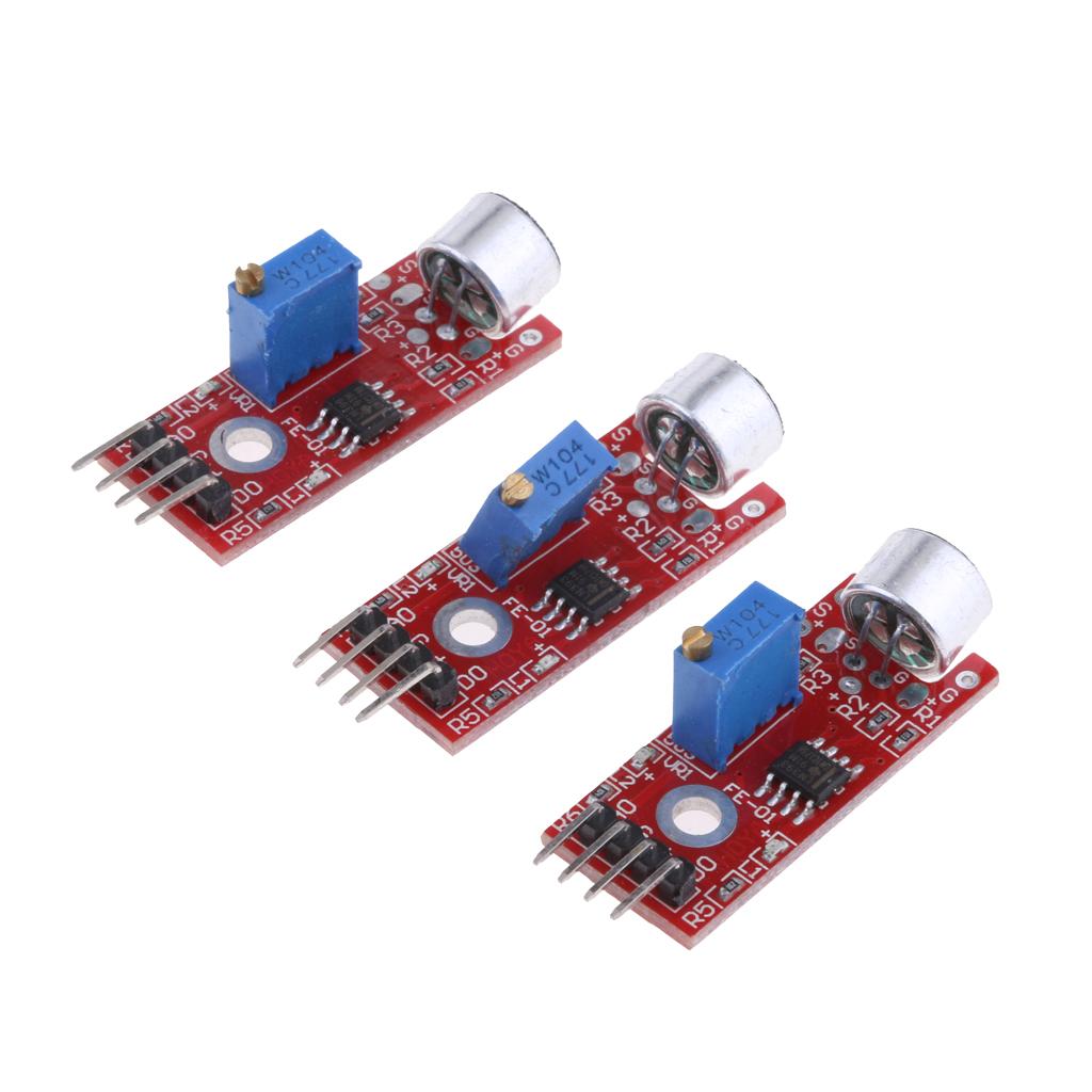 3 Độ Nhạy Cao Âm Thanh Micro Cảm Biến Module Phát Hiện Cho Arduino