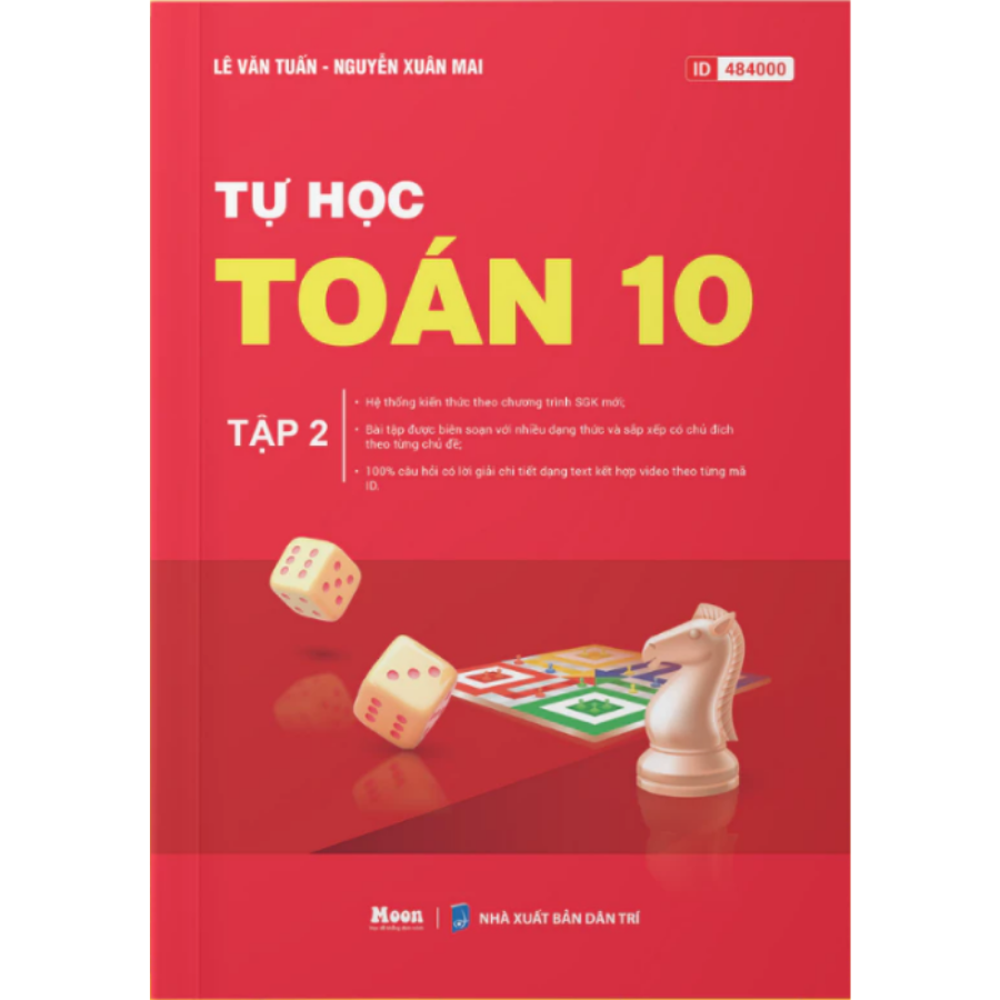 Sách - Tự Học Toán 10 - Tập 1 + 2 - Tái bản 2025 (Moon)