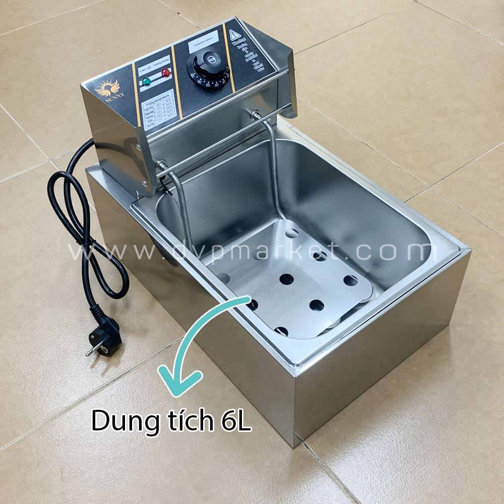 Bếp Chiên Nhúng cao cấp chuyên dụng công nghiệp cho các quán ăn nhanh 6L